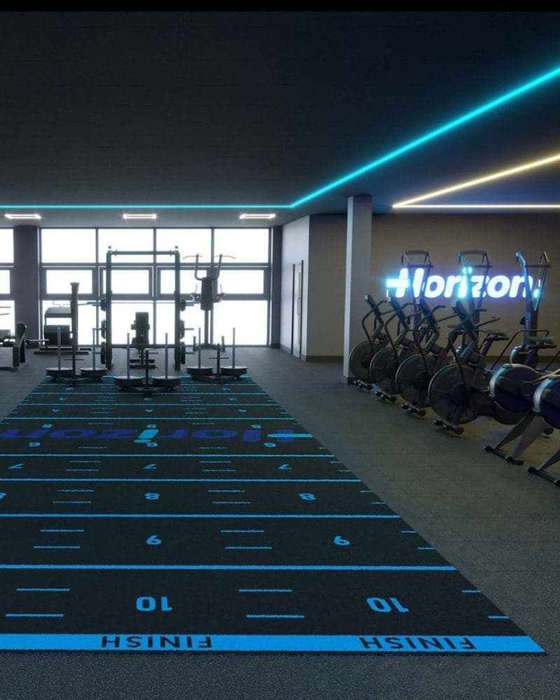 Turf and Sled Zone at Hewn Fitness